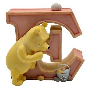 Vintage Classic Winnie The Pooh Letter “E” By Michel & Co Disney Nursery Alphabe